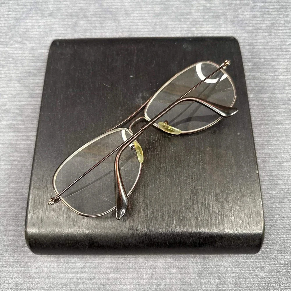 Ray-Ban Cockpit RB 3362 Brown Metal Aviator Sunglasses 59-14 3N‎ Made in China